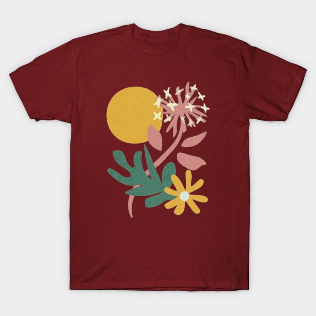 Abstract flower T-Shirt by  El-Aal